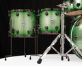 DW Collector's 6pc SSC Maple Kit - Green Glitz Burst w/Black Nickel