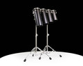 DW Design Series Satin Black Rata Tom Set 10/12/14/16