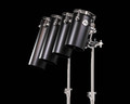 DW Design Series Satin Black Rata Tom Set 10/12/14/16 