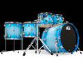 DW Collector's 6pc Maple Kit - Baby Blue w/ Pearl to Regal Blue Burst