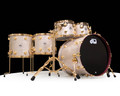 DW Collector's 6pc Purpleheart Kit - Broken Glass w/Gold HW