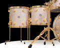 DW Collector's 6pc Purpleheart Kit - Broken Glass w/Gold HW