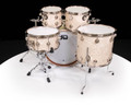 DW Collector's 5pc Maple Mahogany Kit - Vintage White Marine w/ Nickel