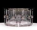 DW Collector's Cymbalfusion 20th Anniversary Acrylic 8x14 Snare - Black Nickel Hardware