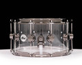 DW Collector's Cymbalfusion 20th Anniversary Acrylic 8x14 Snare - Black Nickel Hardware