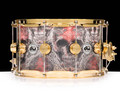 DW Collector's Acrylic 8x14 Snare – Limited Edition (Cymbalfusion 20th Anniversary) - Candy Skull Design