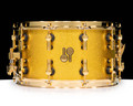 Sonor SQ2 14x8 Heavy Maple Snare - Gold Sparkle Lacquer Standard Hoops
