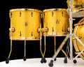 Sonor SQ2 5pc Maple Shell Pack - Gold on Gold Sparkle Lacquer