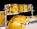 Sonor SQ2 6pc Thin Maple Shell Pack - Gold Sparkle Lacquer