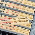 6 Pairs of Sticks - Custom Laser Etched - Vic-Firth, Vater, Promark, Meinl