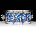 DW Design Series 6x14 Maple Snare Drum - Blue Lightning