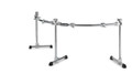 A curved rack system built for large double bass drum kits. Offers clean symmetry, fast setup, and rock-solid performance with minimal footprint. Shop Now at Cymbalfusion.com