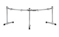 A curved rack system built for large double bass drum kits. Offers clean symmetry, fast setup, and rock-solid performance with minimal footprint. Shop Now at Cymbalfusion.com