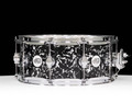 DW Design Series 6x14 Maple Snare Drum - Black Lightning