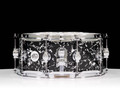 DW Design Series 6x14 Maple Snare Drum - Black Lightning