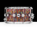 DW Collector's Stained Glass Clown Acrylic 8x14 Snare w/Chrome Hardware