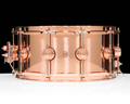 DW Collector's Series 6.5x14 3mm Copper Polished Snare Drum with Copper Hardware