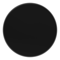 Customizable bass drum head Black