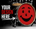 Custom Bass Drum Head Art
