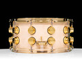 DW Collector's 7x14 SSC Maple Snare - Natural Satin Oil with Gold Hardware