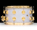 DW Collector's SonicPly 8x14 Snare - Diamond Nebula with Gold Hardware