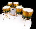 DW Collector's Series 6pc M/M Solid Royal Blue to Vegas Gold Fade