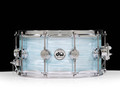 DW Collector's 6.5x14 SSC Maple Snare - Pale Blue Oyster w/Chrome HW
