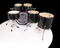 DW Collector's 6pc SSC Maple Kit - Black Ice w/Black Nickel