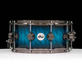 DW Collector's Series 6.5x14 Quilted Maple on 12ply VLT Shell with BN Hardware Transparent Regal to Black Burst Black Nickel