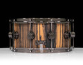 DW Collector's Series 6.5x14 333 Maple Snare - Exotic Royal Ebony - Black Nickel Hardware