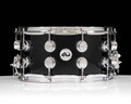 DW Collector's 7x14 SSC Maple Snare - Gloss Black w/Chrome HW