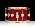 DW Collector's 7x13 SSC Maple Snare - Ruby Glass w/Gold HW