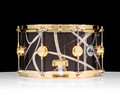 DW Collector's 7x13 SSC Maple Snare - Smoke Glass Contrails w/Gold HW