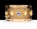 DW Collector's 6x10 SSC Maple Snare - Gold Glass w/Gold HW