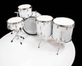 Slingerland Radio King 5pc Shell Pack - White Marine Pearl 24" BD