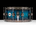 DW Collector's Series 6.5x14 Quilted Maple Regal to Black - 12ply VLT
