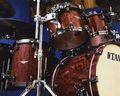 Tama Starclassic Bubinga Drum Kit - Figured African Cherry Outer Ply Limited Product side view
