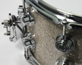 DW Collector's SonicPly Series Snare 8x14 - Broken Glass - Chrome Hardware Closeup