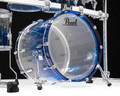 Pearl Crystal Beat 6-Piece Shell Pack – Glacier Fade (8/10/12/14/16/22) closeup kick drum