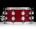 DW Collector's 7x14 Maple SSC Snare Drum - Ruby Glass back view