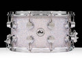 DW Collector's SonicPly 8x14 Snare - Diamond Nebula with Chrome Hardware front view
