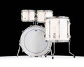 Yamaha Recording Custom 4pc Shell Pack Polar White back view