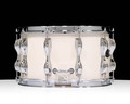 Yamaha Recording Custom Wood Snare Drum 14”x8” – Polar White (RBS-1480PWH) side view