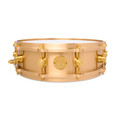 DW True Cast Bronze Snare Drum, 4x14 front view