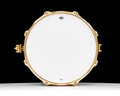DW Collector's Series SSC Maple 7x13 Snare Drum - Green Glass with Gold Hardware top view