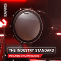 Evans UV EMAD Coated Bass Head, 20 Inch product image