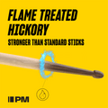 Promark Classic Forward 747 FireGrain Hickory Drumstick, Oval Wood Tip product image