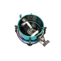 Latin Percussion Tony Succar 6" Micro Snare Rainbow Black Nickel product image 6