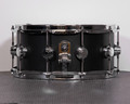 Used DW Collector's Series Black Hammer Brass 6.5" x 14" Snare Drum