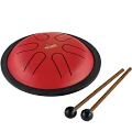 NINO Percussion Mini Steel Tongue Drum - Red